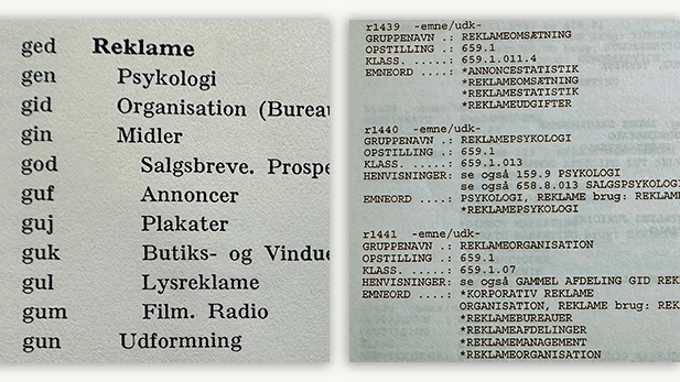 Billeder af tidligere opstillingssystemer