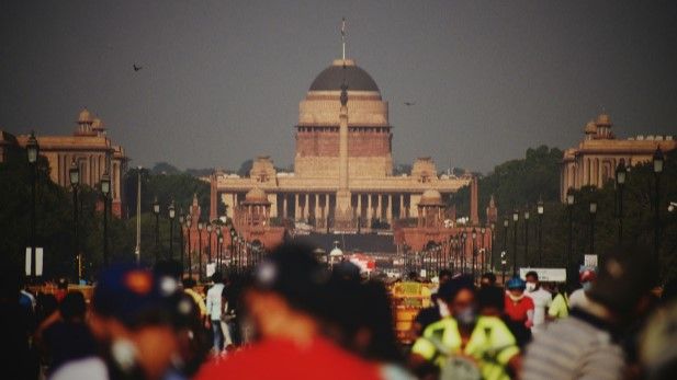 Rashtrapati Bhavan. Det indiske præsidentpalads