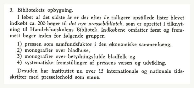 Tekst om pressebiblioteket