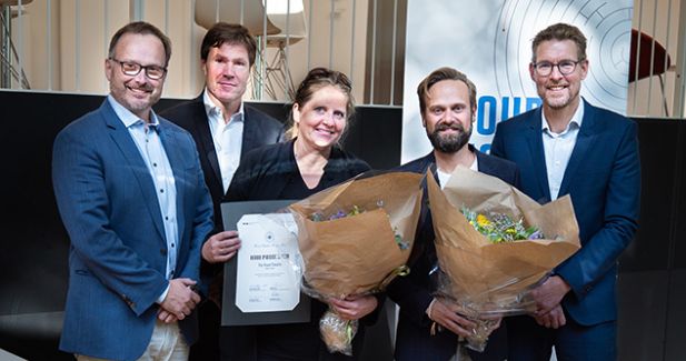 Mads Bødtcher-Hansen (HBH Fonden), Jens Bødtcher-Hansen (HBH Fonden), Marie Munk (økonomidirektør Det Kgl. Teater), Magnus Restofte (kommunikationschef Det Kgl. Teater), Nikolaj Malchow-Møller (rektor for CBS).